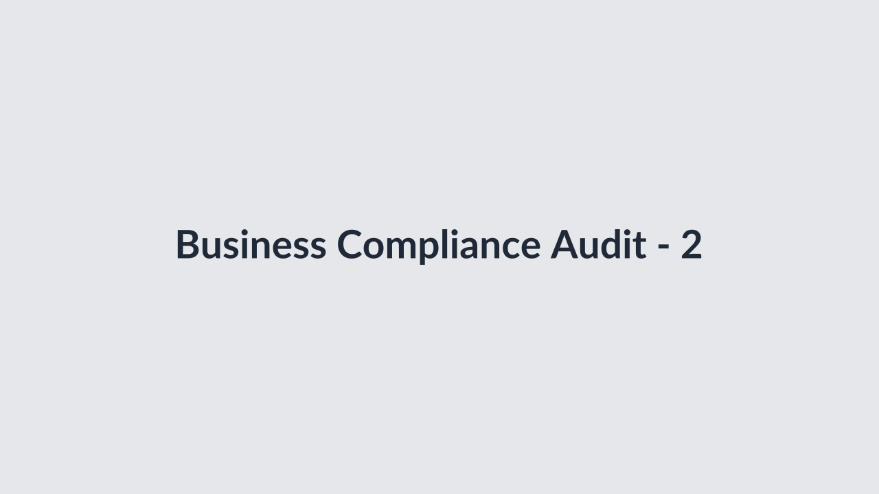 Business Compliance Audit thumbnail 3