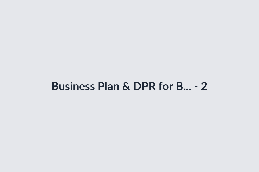 Business Plan & DPR for Bank Loan thumbnail 3