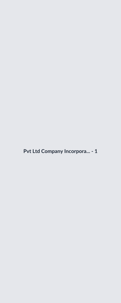 Pvt Ltd Company Incorporation thumbnail 2