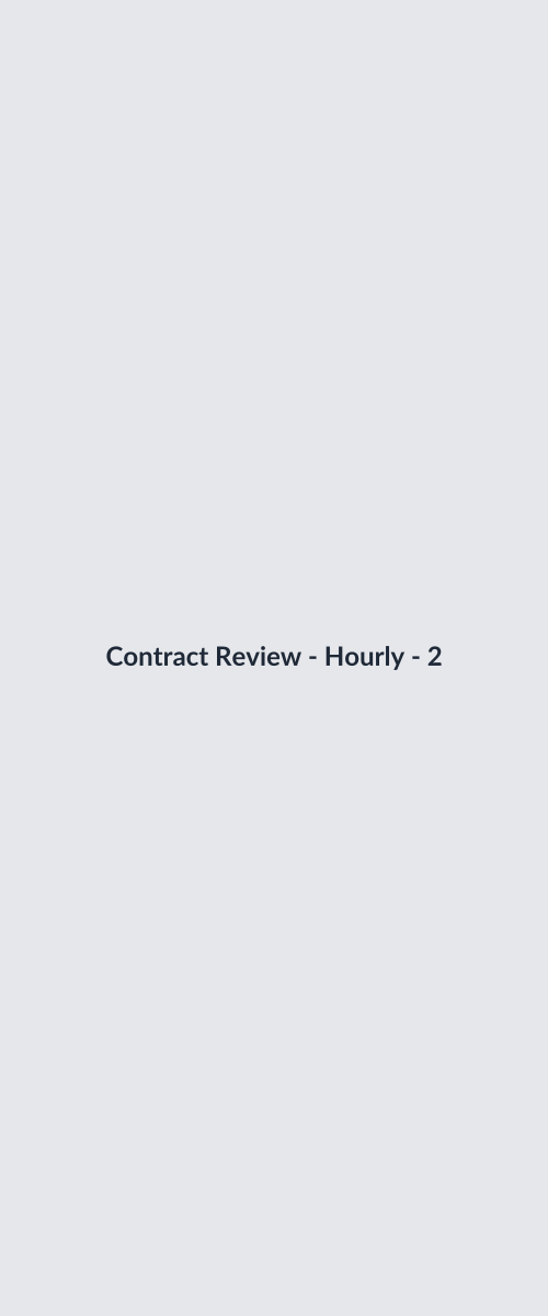Contract Review - Hourly thumbnail 3