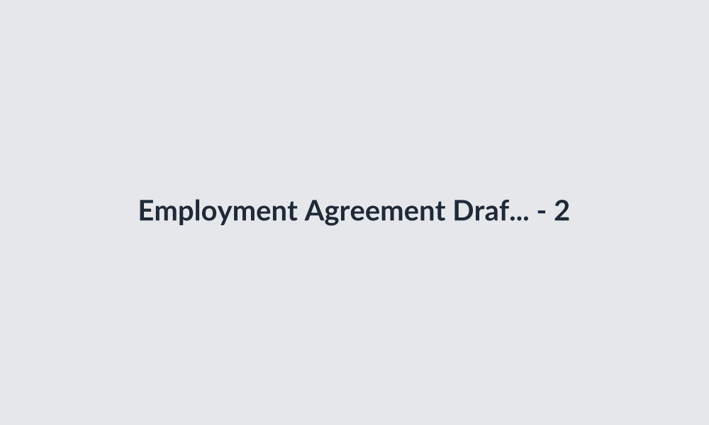 Employment Agreement Drafting thumbnail 3