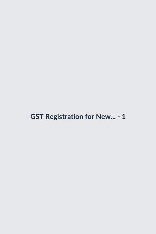 GST Registration for New Business thumbnail 2