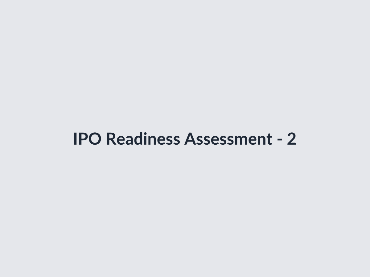 IPO Readiness Assessment thumbnail 3