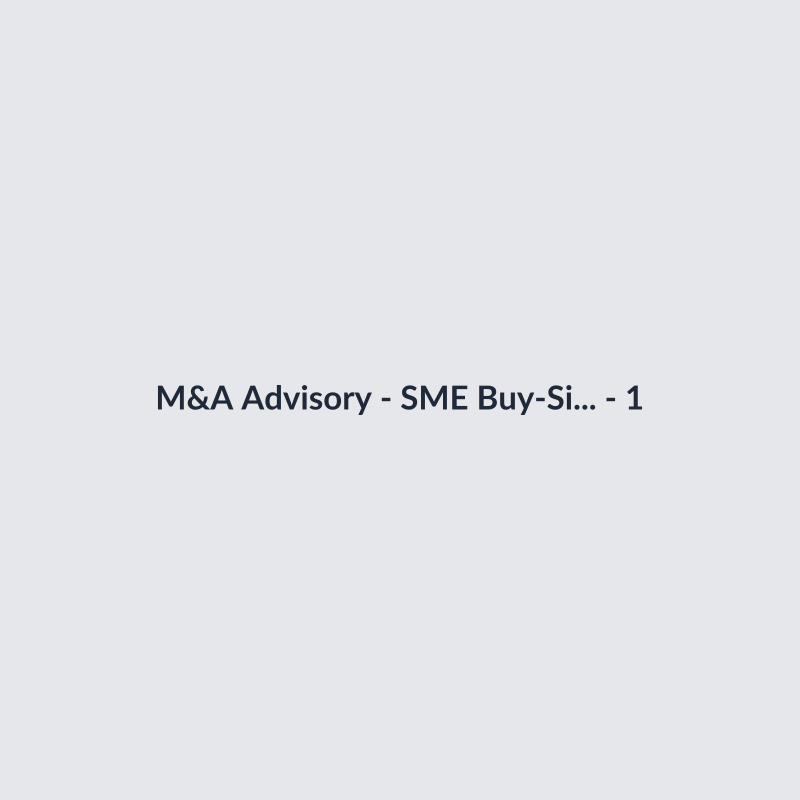 M&A Advisory - SME Buy-Side thumbnail 2