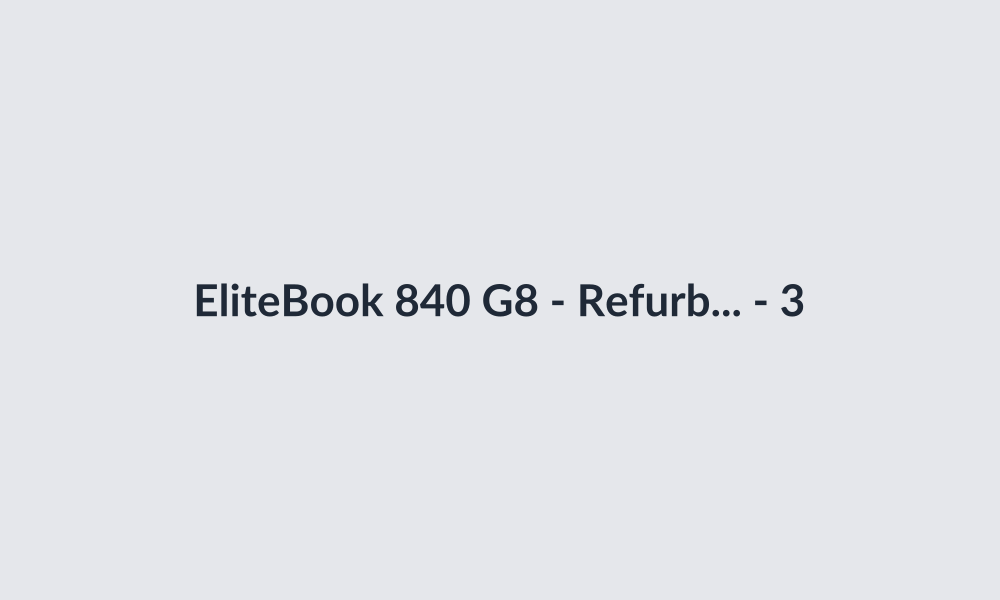 EliteBook 840 G8 - Refurbished thumbnail 4