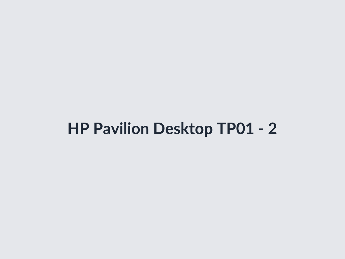 HP Pavilion Desktop TP01 thumbnail 3