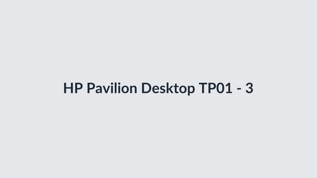 HP Pavilion Desktop TP01 thumbnail 4