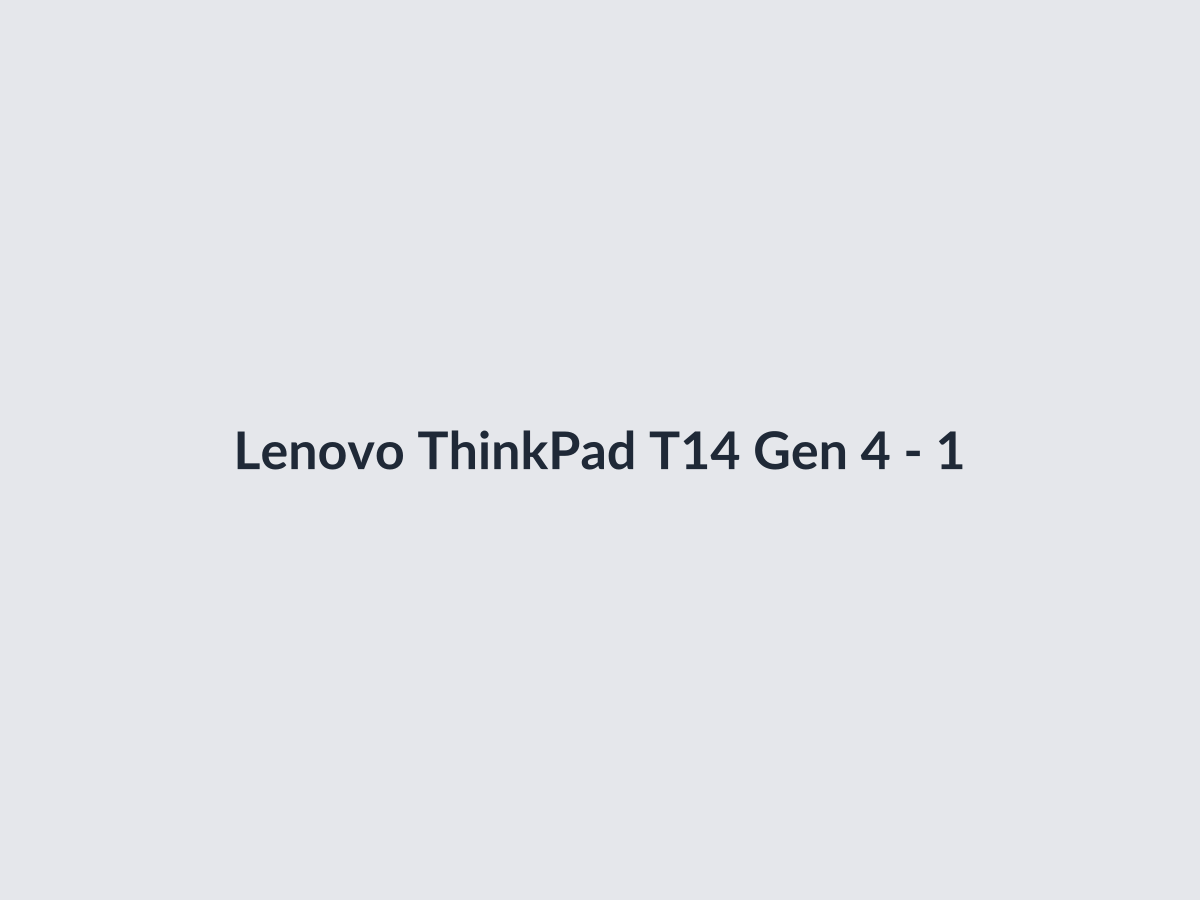 Lenovo ThinkPad T14 Gen 4 thumbnail 2
