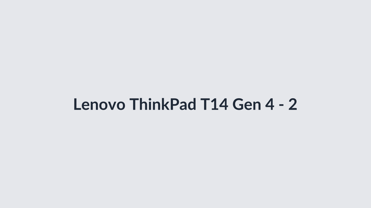Lenovo ThinkPad T14 Gen 4 thumbnail 3