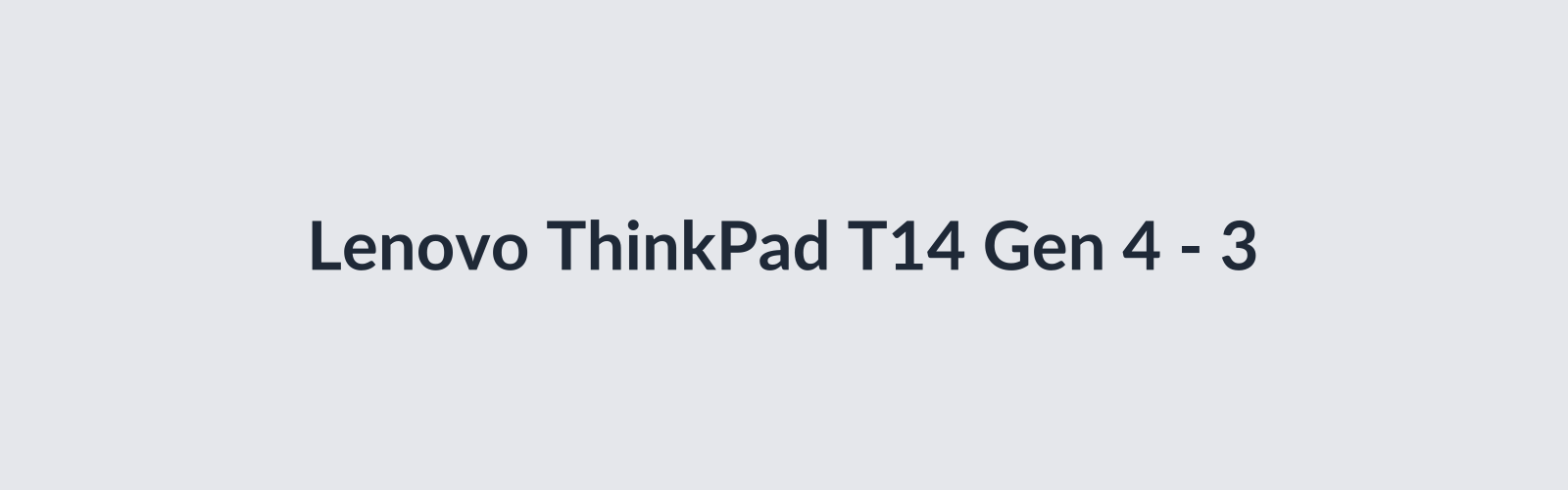 Lenovo ThinkPad T14 Gen 4 thumbnail 4