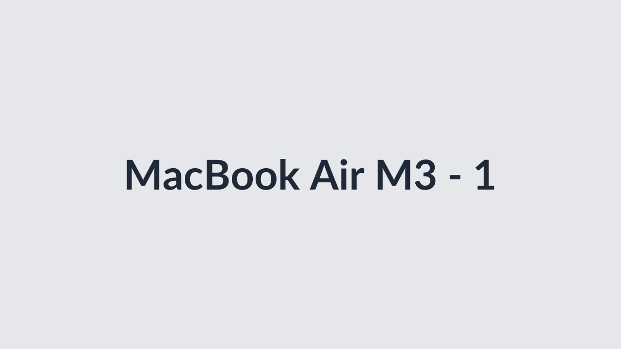 MacBook Air M3 thumbnail 2