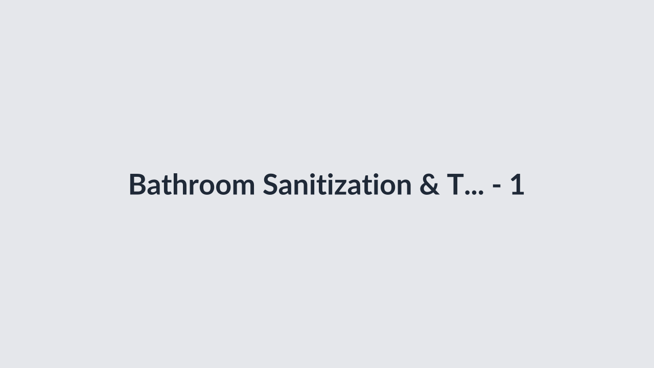 Bathroom Sanitization & Tile Restoration thumbnail 2