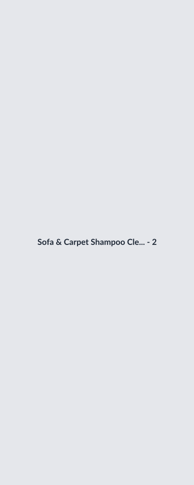 Sofa & Carpet Shampoo Cleaning thumbnail 3